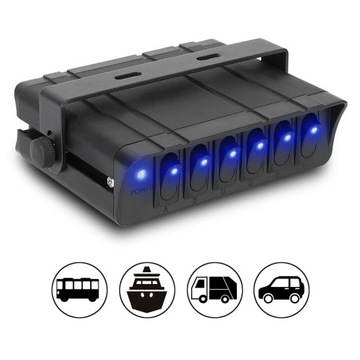 do ciężarówki JEEP Offroad RV 12V skrzynka z przeł