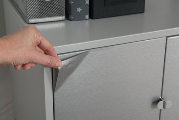 Самоадгезивная мебельная шпон для дверной мебели алюминиевой рулон 90x150см