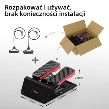 JASPORT ST3 Степпер, Степпер вверх и вниз с силовыми тросами