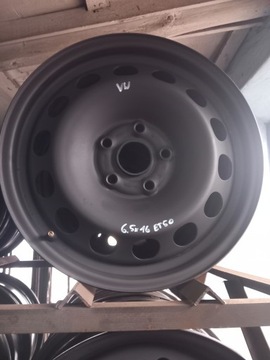 4× DISK OCELOVÝ VOLKSWAGEN OE 2160918 6.5" X 16" 5X112 ET 50