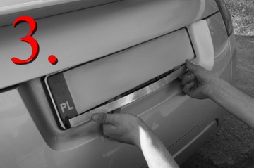 РАМКА ДЛЯ НОМЕРНОГО ЗНАКА, ЧЕРНАЯ РЕКЛАМА