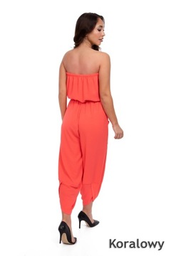 319_L_SUMMER AIR, СВОБОДНЫЙ, ЭЛЕГАНТНЫЙ КОМБИНЕЗОН С ПЛЕЧАМИ