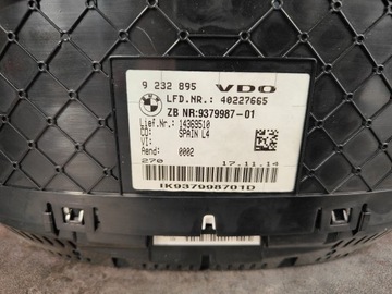 BMW F36 F33 F32 PŘÍSTROJOVÁ DESKA BUDÍKY 6WA BENZÍN HUD EVROPA 9232895 9379987