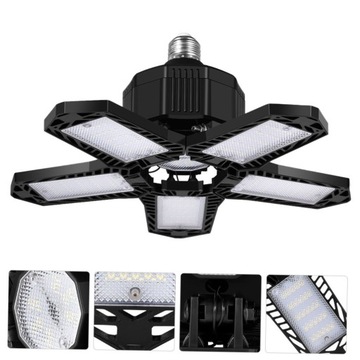 Oświetlenie garażowe LED Ultra jasny sufit garażowy o mocy 80 W