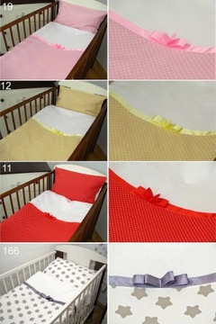 2 куска 90х120 Хлопковое постельное белье с бантом, наволочки