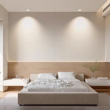 Panel plafon LED podtynkowy okrągły 6W NEUTRALNA