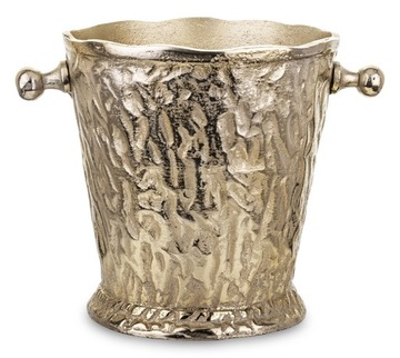 POJEMNIK ZŁOTY DO LODU BUTELEK COOLER WIADERKO