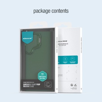 Силиконовый чехол Nillkin CamShield Silky Prop для Samsung Galaxy S24 Ultra