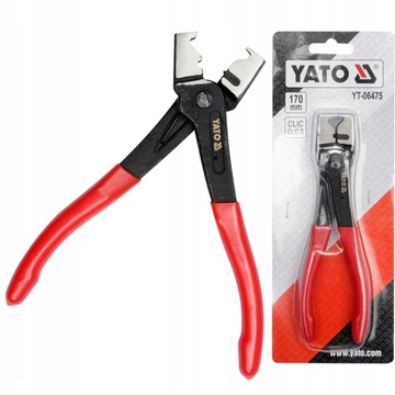 YATO SZCZYPCE DO DEMONTAŻU OPASEK ZACISKOWYCH 170 MM CLIC/CLIC R YT-06475