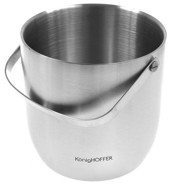 БОЛЬШОЕ ВЕДРО-ХОЛОДИЛЬНИК С ЩИПЦАМИ ORIS 2,8 Л СЕРЕБРЯНЫЙ ПРЕДЛОЖЕНИЕ KONIGH