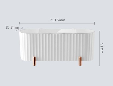 ОРГАНАЙЗЕР ДЛЯ ватных палочек, ушных палочек, КОСМЕТИКИ, АКСЕССУАРОВ ДЛЯ МАКИЯЖА F26, БЕЛЫЙ