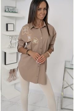 Повседневная рубашка EMMELINE OVERSIZE! WZ.4 XL