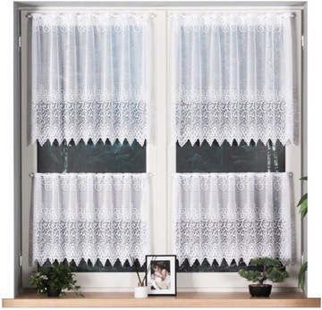 Штора Виолетта жаккардовая 400х180см прямая (готовая) с окантовкой