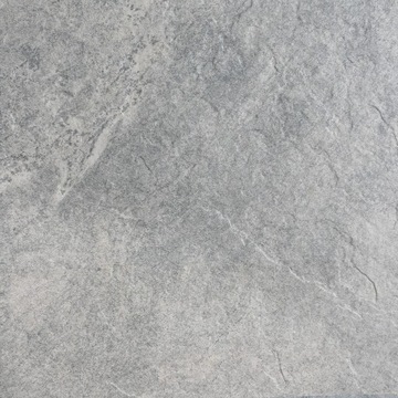 Террасная плитка PORCELAINI 60x60x2 см | Узор: Серый натуральный камень | ПР30