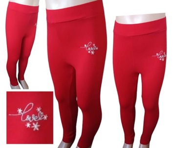 Legginsy getry cienkie DZIEWCZYNKI 110-116