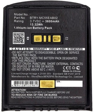 Bateria do ZEBRA MC55 82-111094-01