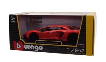 БУРАГО 1:24 МЕТАЛЛИЧЕСКАЯ МОДЕЛЬ LAMBORGHINI AVENTADOR