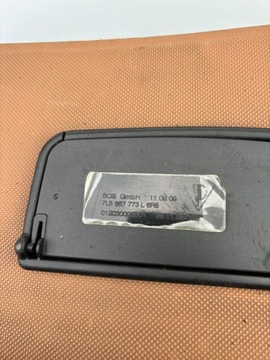 PORSCHE CAYENNE 7L ROLETA KUFRU PŘEPÁŽKA 7L5867773L MDF146