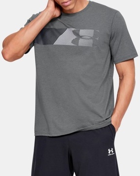 Męska koszulka UNDER ARMOUR FAST LEFT t-shirt sportowy XXL szary