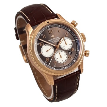 Złoty zegarek Breitling Navitimer 8