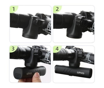 Lampka do roweru przednia GIYO GL-M800T GOPRO