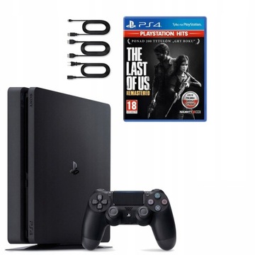 PS4 SLIM PLAYSTATION 4 51TB/1000GB +PAD +THE LAST OF US|KOMPLET Z GWARANCJĄ