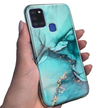 Etui grube Crystal Case do Samsung Galaxy A21s + szkło 9H