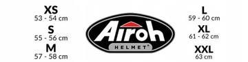 ШЛЕМ AIROH AVIATOR ACE KYBON СИНИЙ КРАСНЫЙ БЕСПЛАТНО размер M
