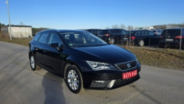 Seat Leon III ST Facelifting 1.6 TDI 115KM 2018 Seat Leon ledy automat mały przebieg nowy, zdjęcie 2