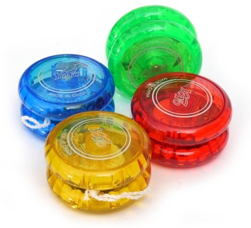 jojo ze światełkiem - świecące jojo - yoyo zielone