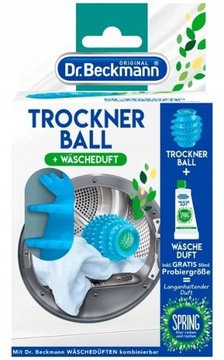 Kula Zmiękczająca do Suszarek + Perfumy do Prania Spring 50 ml Dr. Beckmann