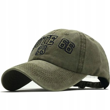 CZAPKA Z DASZKIEM route 66 Snapback