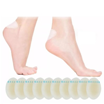 ZESTAW PLASTRY HYDROKOLOIDOWE NA ODCISKI PĘCHERZE OBTARCIA STÓP 15SZT