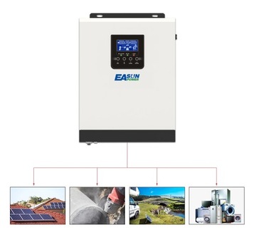 Автономный солнечный гибридный инвертор EASUN 3KW-24V ДОСТАВКА ИЗ ПОЛЬШИ
