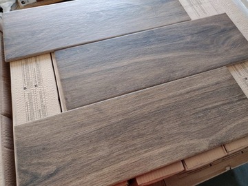 GRES drewnopodopny, RANCHO CIEMNY BRĄZ 60x20