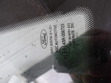 FIESTA MK7 3D SKLO (OKNO) KAROSERIE PRAVÁ 2015R AS3 OE