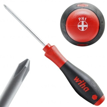 WIHA WKRĘTAK PHILIPS PH1 x 80 mm SOFTFINISH 00756