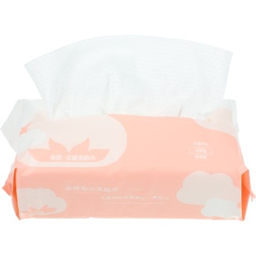 WYJMOWANE CHUSTECZKI DO MYCIA TWARZY MOKRE I SUCHE (20*20CM) 100SZT