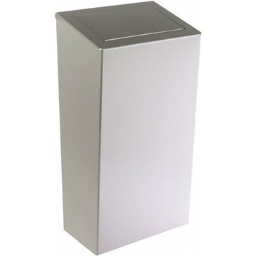 Kosz na śmieci 30 litrów Faneco stal matowa