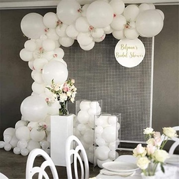 Balony białe pastelowe matowe na ślub komunię chrzest mocne trwałe 100szt.