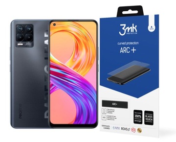 3MK Folia Fullscreen ARC+ do Realme 8 Pro