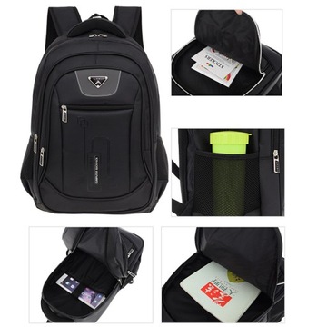 РЮКЗАК МУЖСКОЙ ЖЕНСКИЙ ДЛЯ РАБОТЫ РЮКЗАК CITY XXL БОЛЬШОЙ Черный 30л