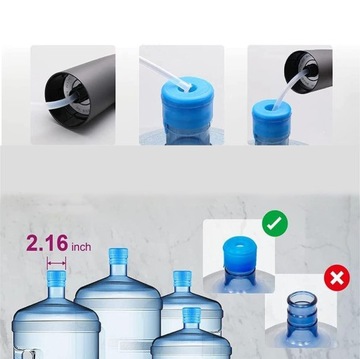Elektryczny Dozownik Wody z Ładowaniem USB i Pojemnością 600ml