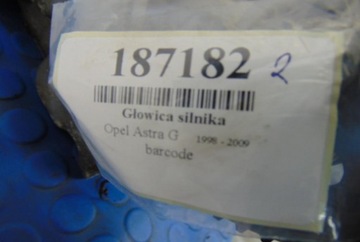 OPEL ASTRA G HLAVA MOTORU 1.8 16V 90536006 Z18XE