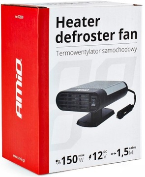 ВЕНТИЛЯТОР АВТОМОБИЛЬНОГО ОБОГРЕВАТЕЛЯ 12В 150ВТ ОБОГРЕВАТЕЛЬ FARELKA