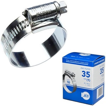 Obejma opaska ślimakowa Hi-Grip 25-35 opk.10 szt
