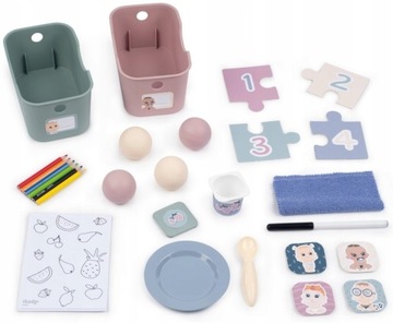 ZESTAW SMOBY CENTRUM OPIEKI DLA LALEK BABY CARE + 27 AKCESORIÓW (240307)