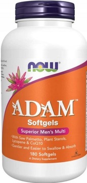 NOW Foods ADAM Multi-Vitamin for Men 180 softgels