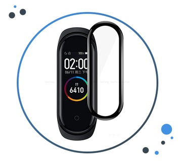 SZKŁO HYBRYDOWE SZYBKA do OPASKI XIAOMI MI BAND 4