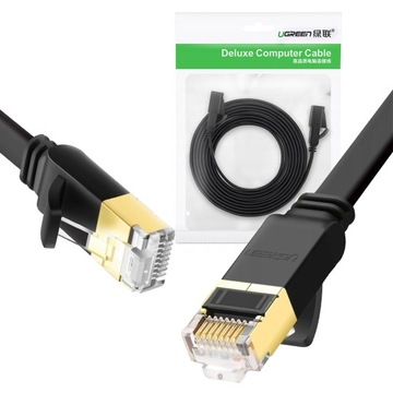 UGREEN PRZEWÓD DO INTERNETU PŁASKI KABEL ETHERNET RJ45 Cat 7 STP 300CM